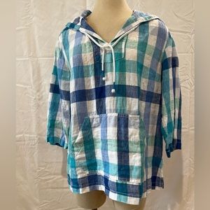 Tommy Bahama Women’s size M linen hoodie in like new condition